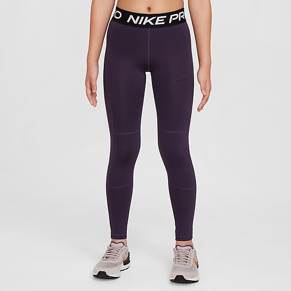 Girls Nike Pro Purple Dri FIT. Nike CA